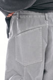 Curve panel cargo cotton wide pants