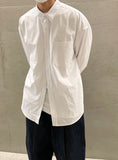 DISCERNENTs 4season Oversized Cotton Shirt - Bio-Washing