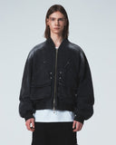 LAYER POCKET DENIM BOMBER