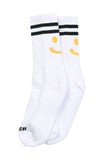 Drawing Black Smile Logo Socks의 사본