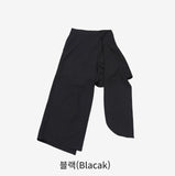 Luen Unbal Knotted Wrap Pants