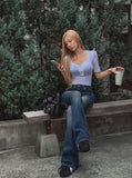 Elin Snap Three Quarter Short Sleeve