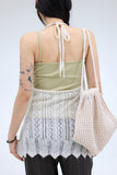 Elfin knit short one piece