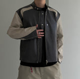 Racing Leather Biker Jacket