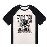 FEVER LOVER Raglan Short Sleeve T-shirt