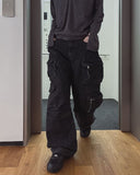 Mier Multi Cargo Denim Pants