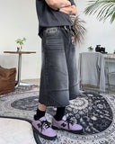 Eddie Dart Bermuda Denim Pants