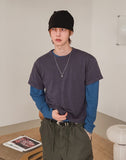 Normal Cotton Plain Long Sleeve T-shirt