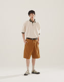 Chess Ringer Collar Short Sleeve T-shirt