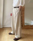 Louis Pintuck Wide Slacks