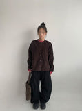 Billet Buckle Stitch Curved Balloon Pants