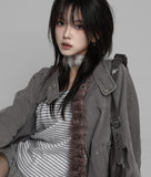 Stone washing work jacket