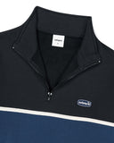 DOT LOGO EMB HALF ZIP-UP