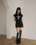 Kuon Metallic Short Sleeve T-shirt