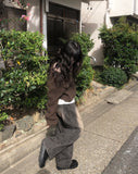 Comfy Knit Zip-Up Two-Way Cardigan
