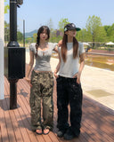 Multiple Pocket Low Cargo Pants