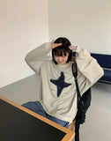 [unisex] Deroutin Print Pigment Over Sweatshirt