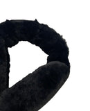 SUEDE FUR EARMUFFS