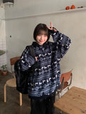 [unisex] Pikuni Nordic Fleece Collar Over Sweatshirt