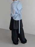 (Unisex) Tre Maxi Strap Wrap Slacks