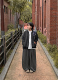 [BAONHAUS] Hicket Pintuck Banding Balloon Wide Pants