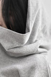 Off wide ribbed hoodie