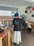 Mandto Summer Frill Tiered Long Skirt