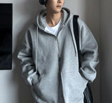 Two-way base hood zip-up