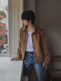 Ready f/w epaulette suede jacket