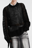 Over Net Sweatshirt