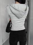 Square pocket zip-up