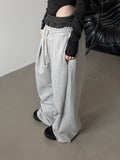 (Unisex) Sagging Color Matching Casual Sweatpants