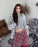 Belle loose check shirt