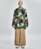 Teddy Bear Camouflage Knit Sweater