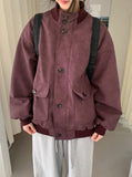 Silmki Button High Neck Over Jumper