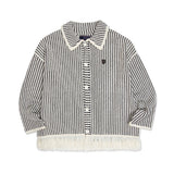 STRIPE WESTERN KNIT CARDIGAN