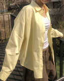 Hakyu Back Button Loose Fit Cotton Shirt