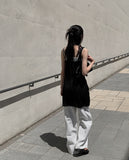 Baul Cotton Pintuck Wide Pants