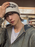Light washed denim hooded jacket