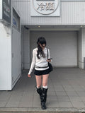 Moving Knit Ribbed Short Pants
