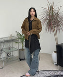 Leiti Dart Wrinkle Denim Pants