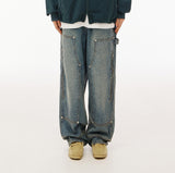 Double Knee Carpenter Washing Denim Pants