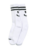 Drawing Black Smile Logo Socks