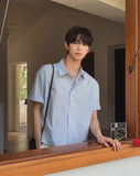 Aaron Summer Basic Half Crop Shirt