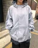 Rogen Hooded String Two-Way Field Jacket