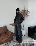 Edion Crop Leather Jacket