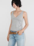 OVERLAP V-NECK SLEEVELESS