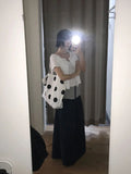 HOOK STRAP MAXI SKIRT