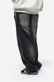 Star Wide Denim Pants