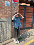 [unisex] Gecom Pigment Banding Bermuda Pants